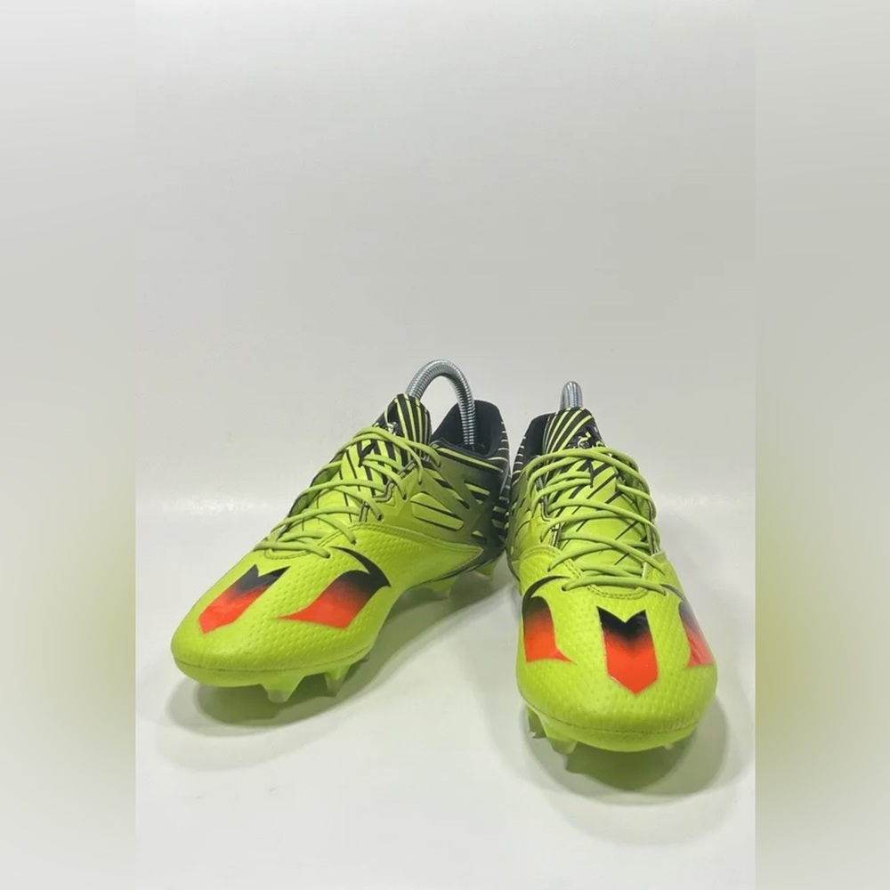 Size 7 - Men’s Adidas Messi 15.2 FG 'Solar Slime' Soccer Cleats S74688 Wmns 8.5